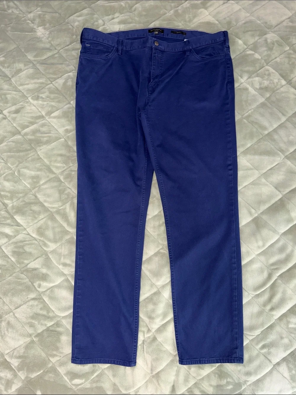 Banana Republic Men's Traveler Chinos - Royal Blue (42x34, Slim Fit)